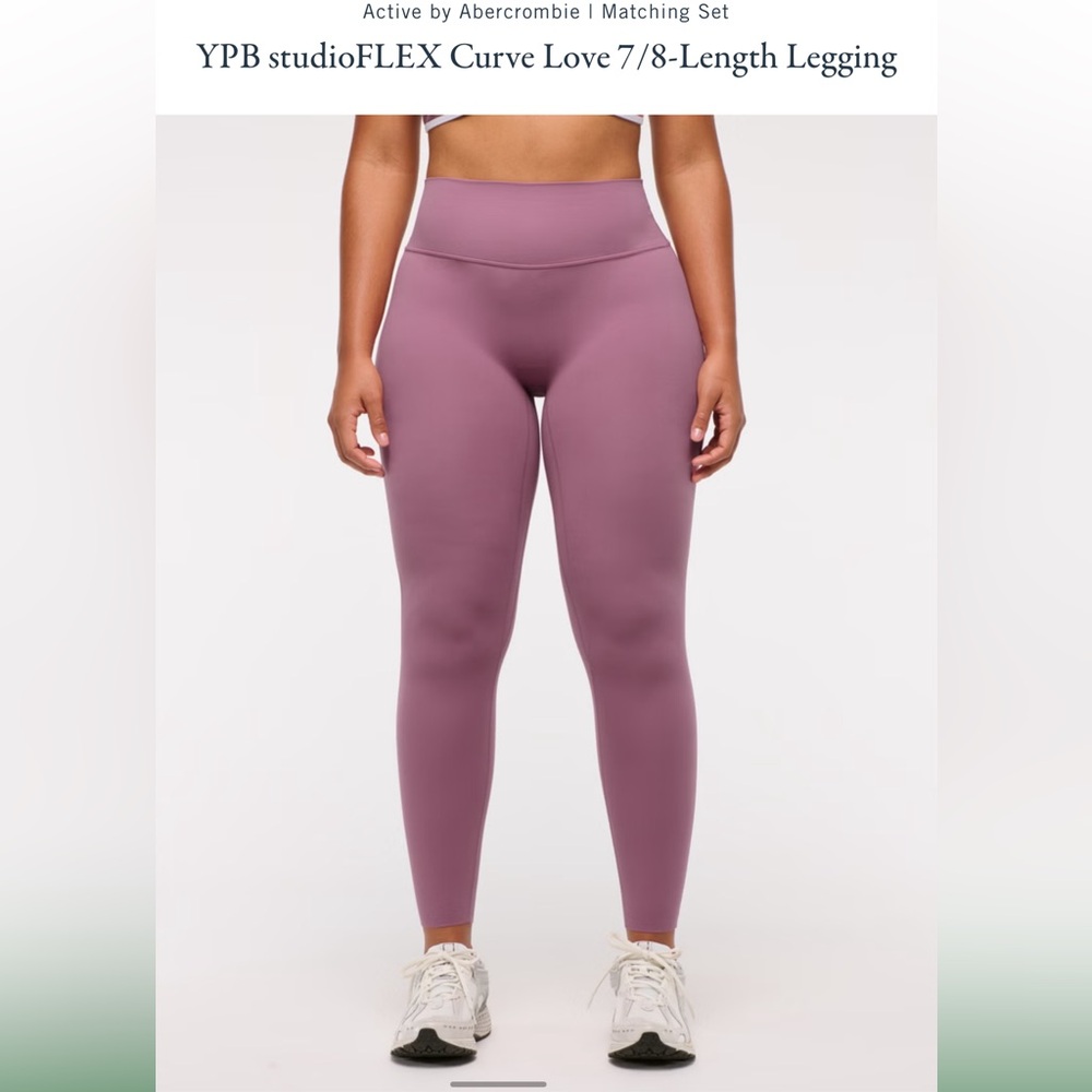 Abercrombie & Fitch- YPB studioFLEX Curve Love 7/8-Length Legging, High-Waisted